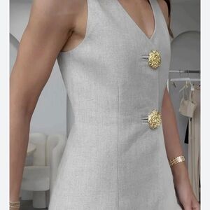 NEW Commense Sleeveless Button Vest – 100% Polyester